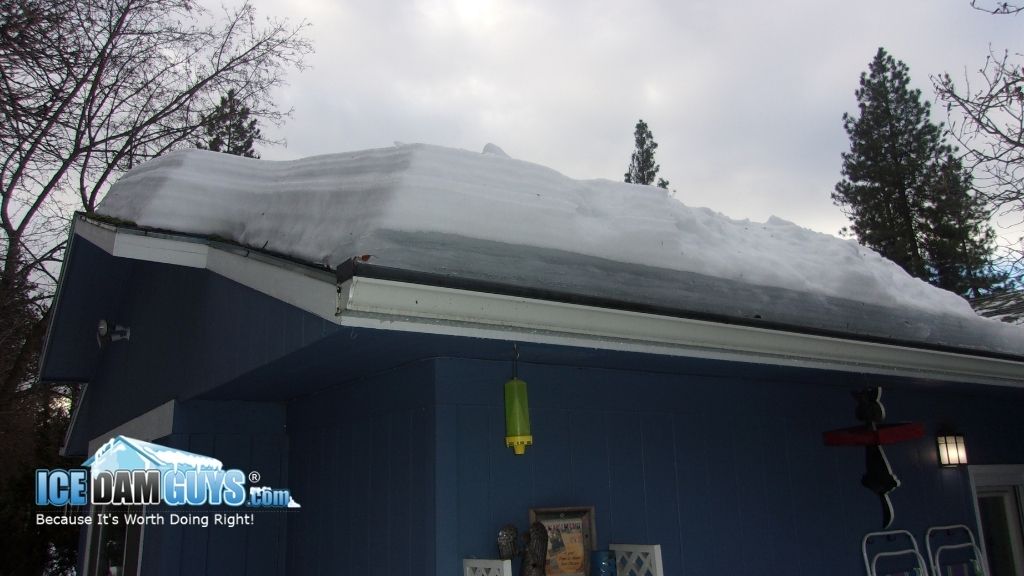 Ice Dams in Ft. Collins, Colorado found by the Ice Dam Guys®