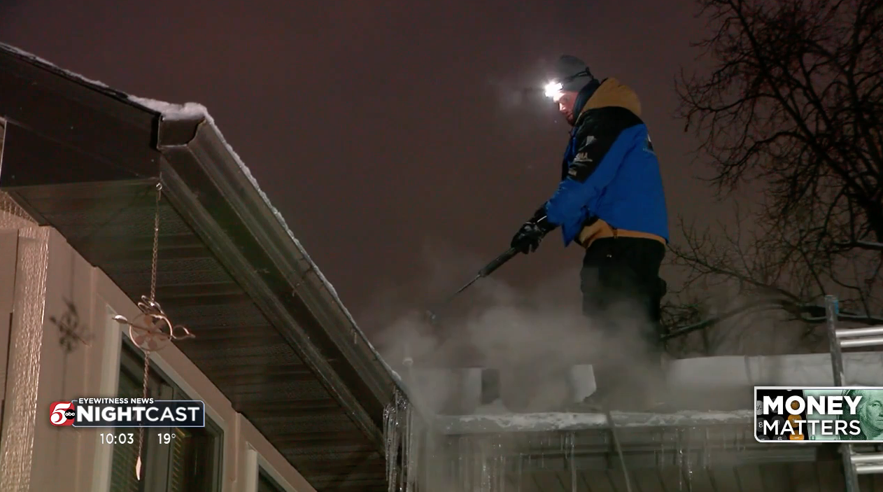 Ice dam removal minneapolis