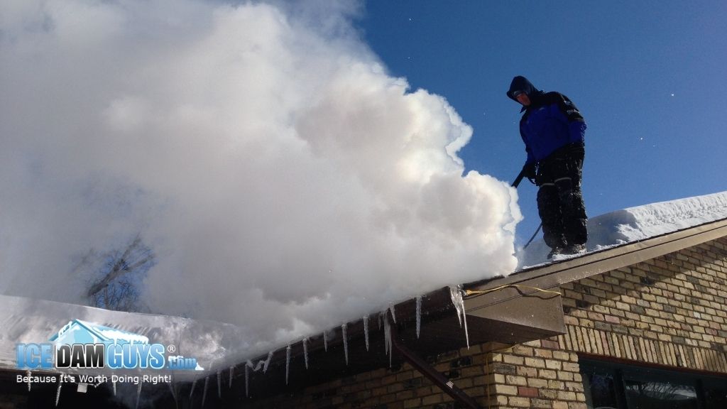 Steam-Only Ice Dam Removal Throughout Weld and Larimer Counties with the Ice Dam Guys®