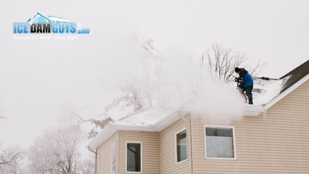 Steam-Only Ice Dam Removal Throughout Ashland and Bayfield Counties with the Ice Dam Guys®