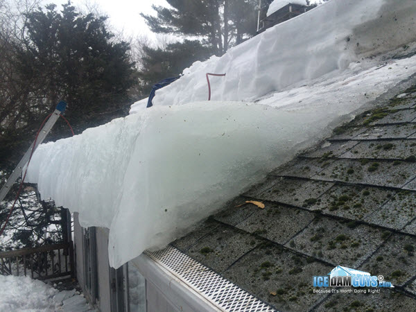Our steam is tough on ice, but gentle on your roof.