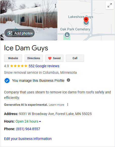 Ice Dam Guys reviews