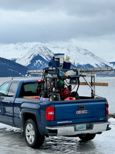 Ice Dam Guys truck in Alaska