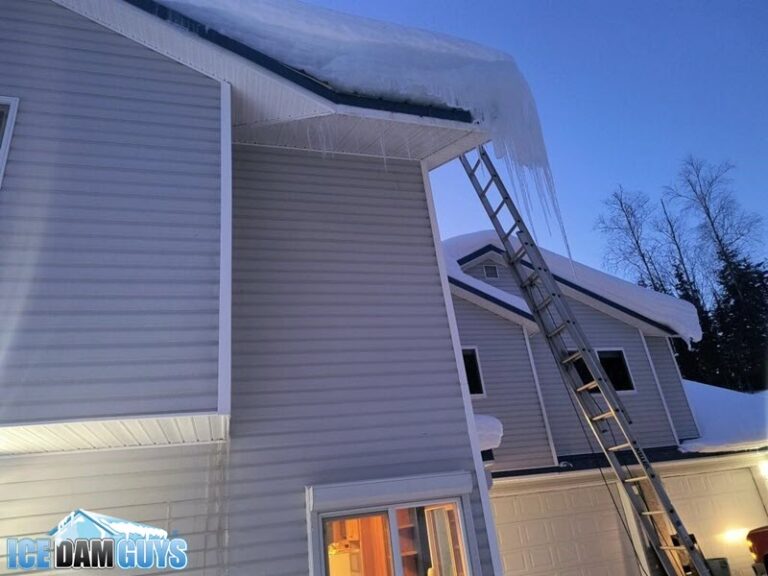 Alaska Roof Ice Dam Removal in Anchorage, Fairbanks, Juneau